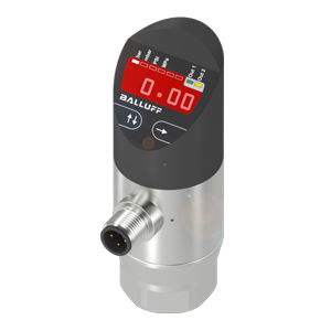 Sensor de Pressão com display BSP B400-EV009-P00S2B-S4 - Balluff. Completa linha de Sensores industriais.Estoque local. 25 anos em Automação industrial. Distribuidor Balluff.