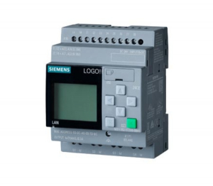 CLP LOGO SIEMENS 6Ed10521Cc080Ba2, 8 Entradas Digitais (4 configur�veis como Anal�gicas), 4 Sa�das Digitais, Alimenta��o 24 V DC, com display integrado e servidor web.